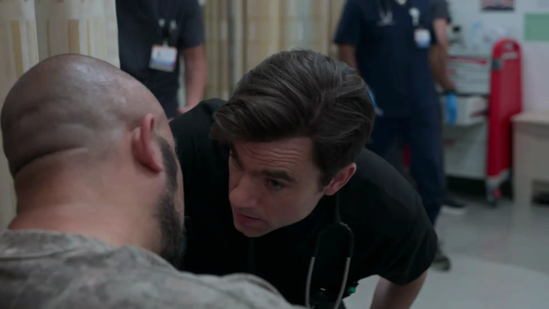 Dr. Langdon evaluating the altered patient and detecting a ketotic odor.